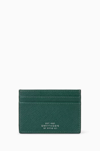 Flat Card Holder in Panama Leather