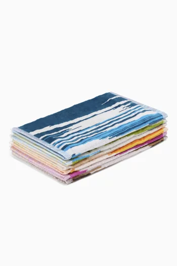 طقم مناشف وجه فياميتا قطن، 6 قطع