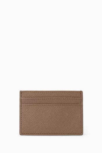 Flat Card Holder in Panama Leather