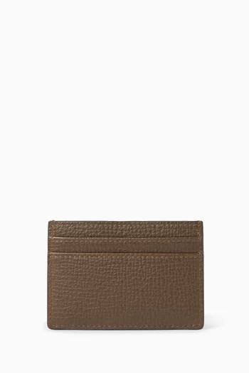 Flat Card Holder in Ludlow Leather