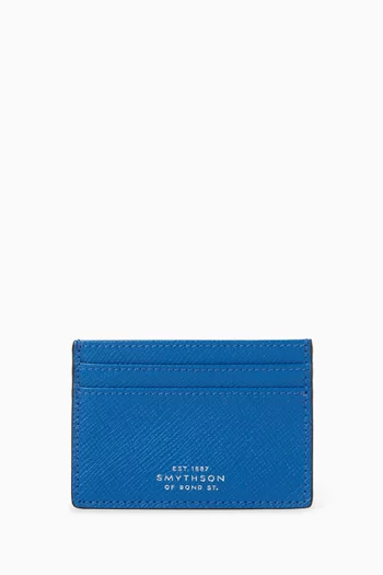 Flat Card Holder in Panama Leather
