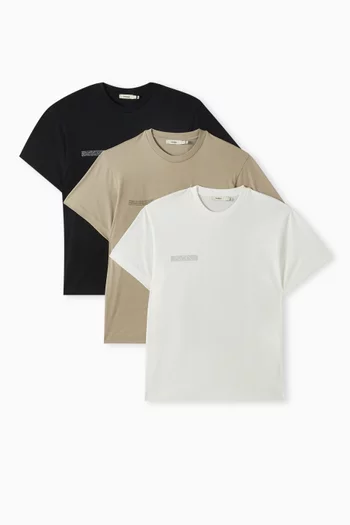 365 Lightweight T-shirt in Organic Cotton, Set of 3