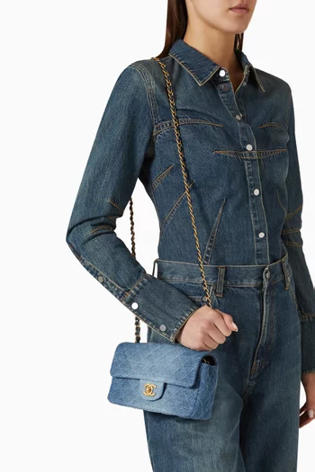 2020s Gradient Mini Flap Shoulder Bag