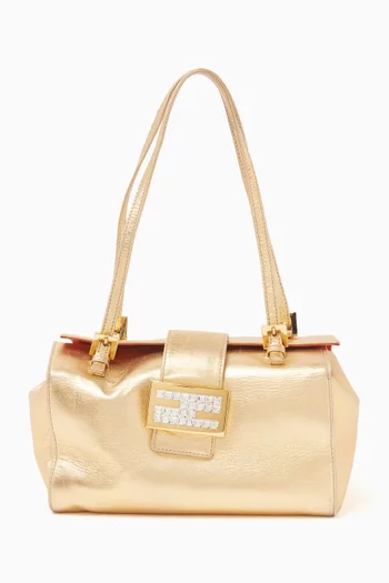 2000s Boxy Shoulder Bag in Lambskin
