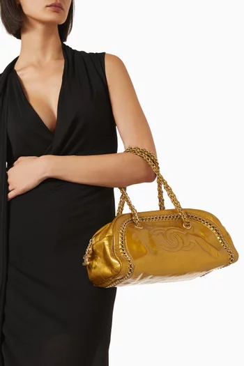 2000s CC Bowling Bag in Patent-leather
