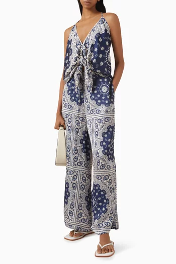 Harmony Printed Crop Top