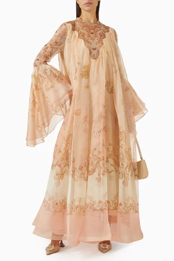 Hypnotic Maxi Dress in Silk