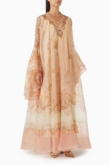 Hypnotic Maxi Dress in Silk