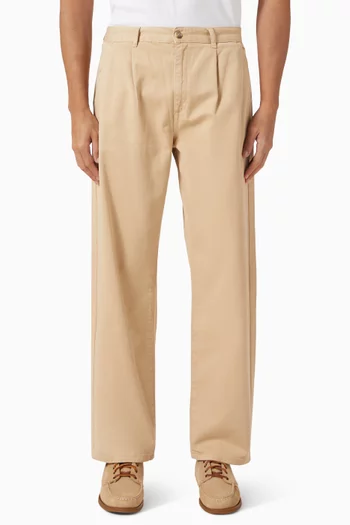 بنطال شينو روميو بطيات قطن