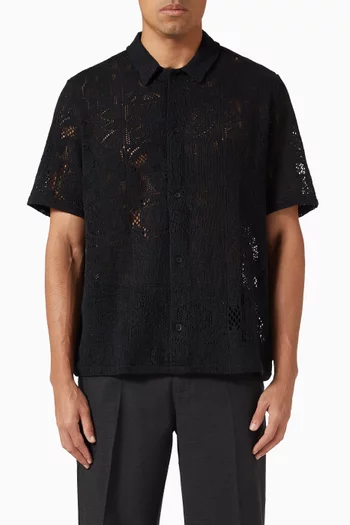 Hector Lace Shirt in Cotton-blend