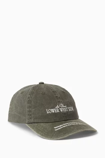 West Side Dad Cap in Cotton-twill