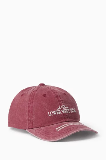 West Side Dad Cap in Cotton-twill