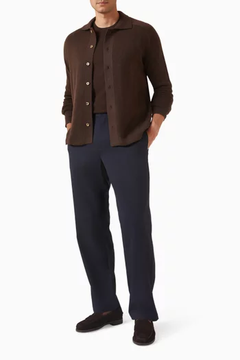 قميص كشمير بنسيج سميك