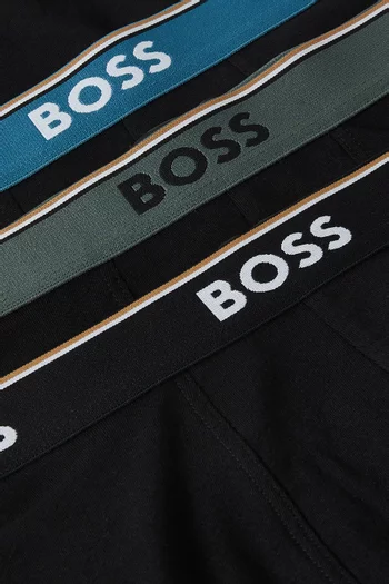 Boxer Briefs in Stretch Cotton, Set of 3