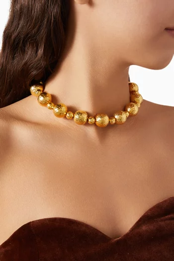 Oria Necklace in Gold-plated Brass