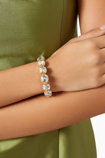 Diademes Cuff in Gold-plated Brass