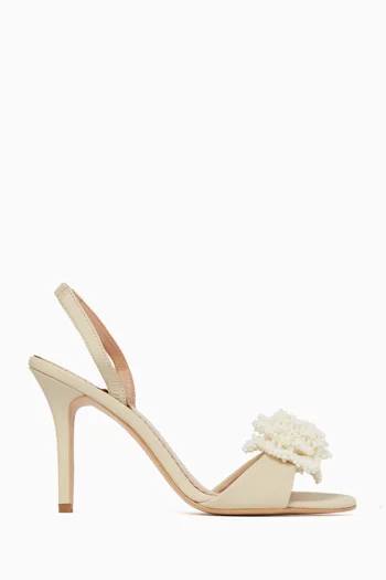 Rose Des Vents 100 Sandals in Leather