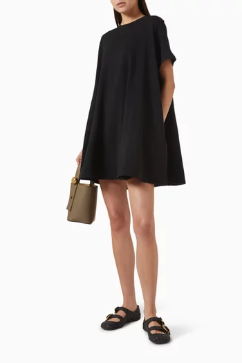 Trapeze Dress in Compact Jersey