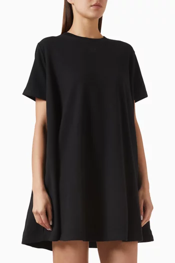 Trapeze Dress in Compact Jersey