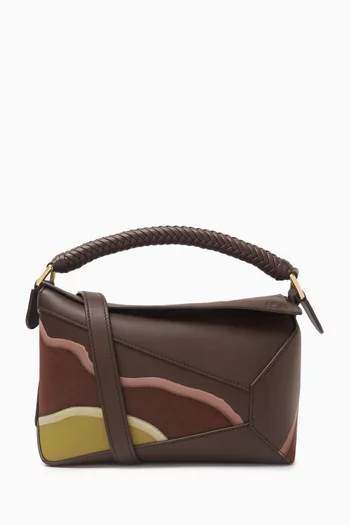 Small Puzzle Edge Bag in Classic Calfskin