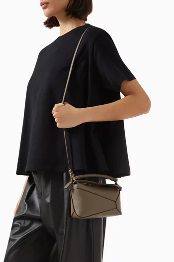 Mini Puzzle Bag in Grained Calfskin