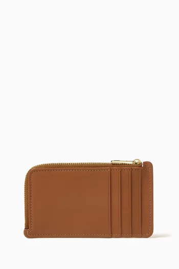 Landscape Coin Card Holder in Nappa Calfskin