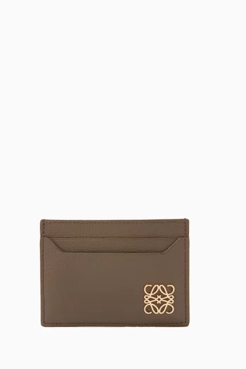 Anagram Cardholder in Pebble Grained Calfskin