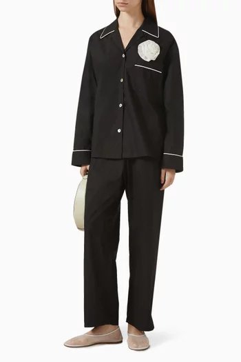 The Rose Pyjama Set in Cotton-poplin
