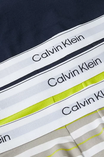 Icon Low-rise Boxer Briefs in Stretch Cotton, Set of 3