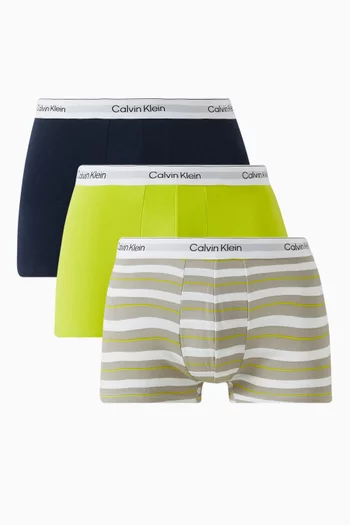 Icon Low-rise Boxer Briefs in Stretch Cotton, Set of 3