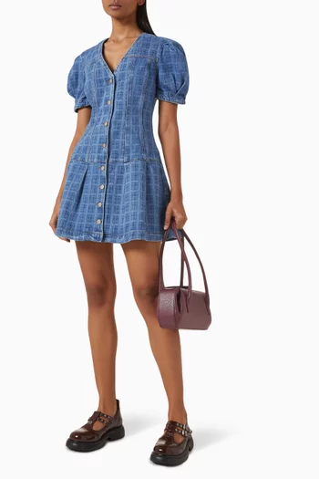 Adeline Mini Dress in Denim