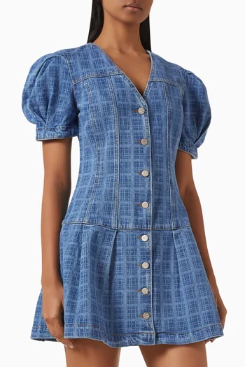 Adeline Mini Dress in Denim