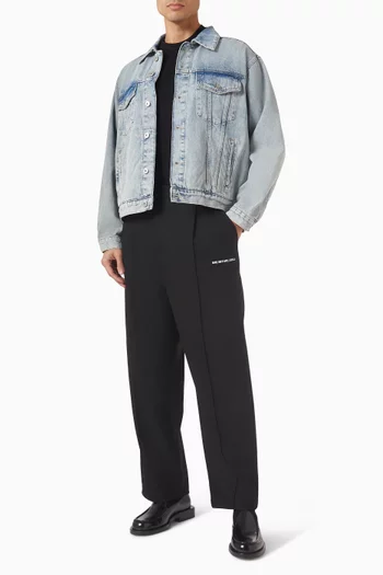 جاكيت تراكر بشعار MKI دينم