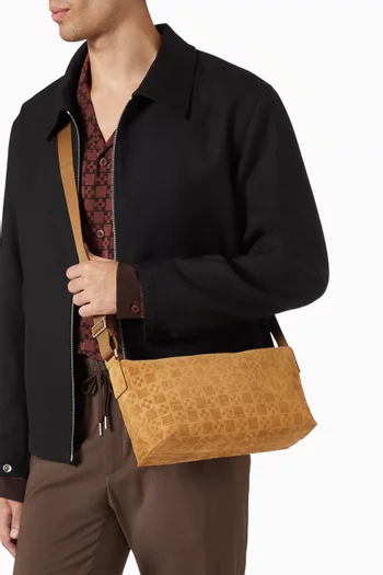 Mini Crossbody Bag in Split Leather