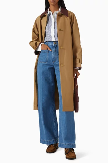 Logan Wide-leg Jeans in Denim