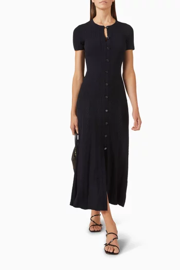Milla Maxi Dress in Viscose Knit