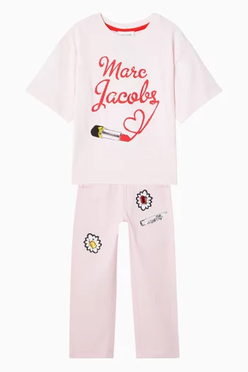 Jewellery Straight-leg Jeans in Denim