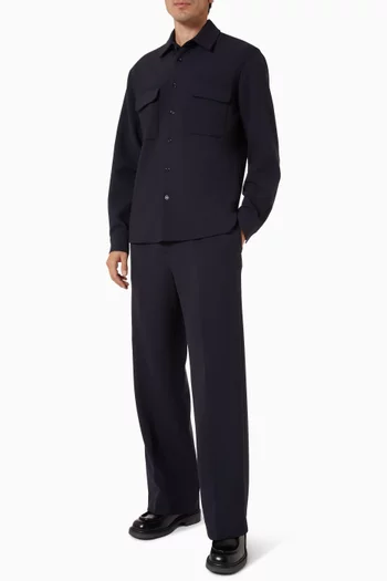 Wide-leg Pants in Jersey