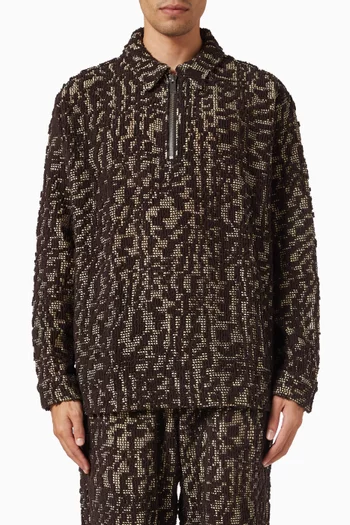 تي شيرت بولو سموكي كروشيه