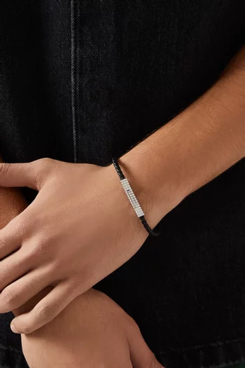 Braided Bracelet in Leather