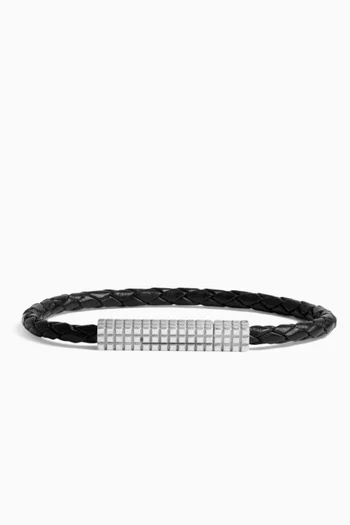 Braided Bracelet in Leather