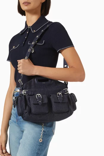 Miss M Pockets Bag in Denim