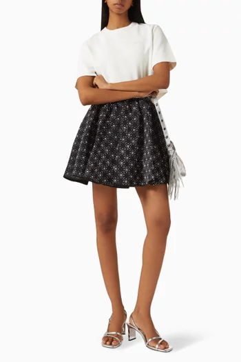 تنورة جويالبيرلا مطرزة بالترتر