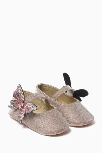 Butterfly Embellished Ballerinas