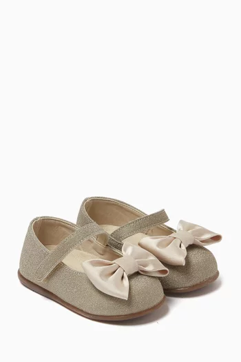 Bow Embellished Ballerinas
