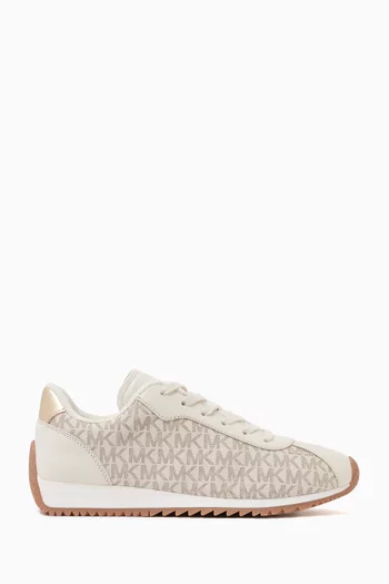 Rhodes Sneakers in Logo Canvas