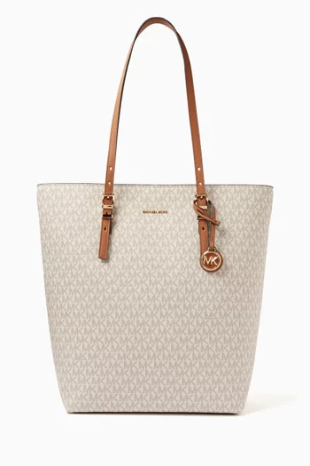 Large Quinn Tote Bag in Logo Canvas