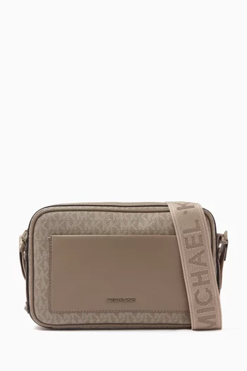 Large Maeve Crossbody Bag in Logo Canvas