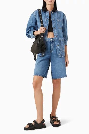Bermuda Shorts in Denim