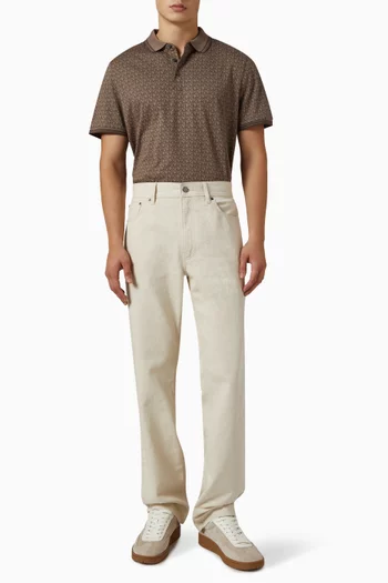 Greenwich MK-monogram Polo Shirt in Cotton